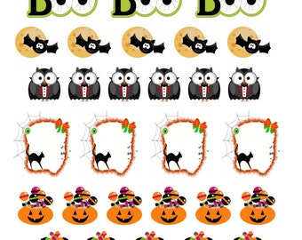 PRINTABLE Halloween stickers