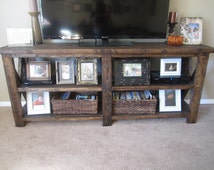 Popular items for rustic tv stand on Etsy