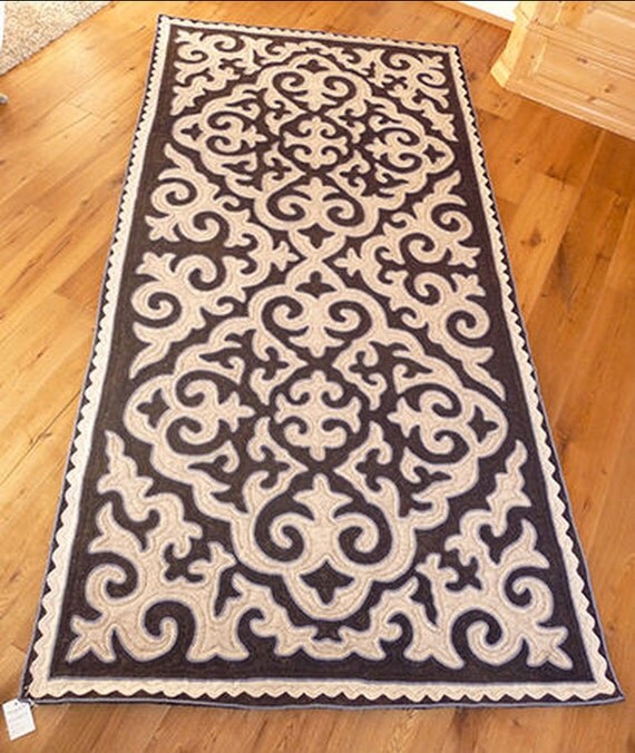 Items similar to Kyrgyz Felt Carpet Shyrdak on Etsy