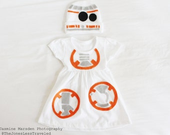 BB8 Baby/Toddler Costume Dress 3 to 18 months