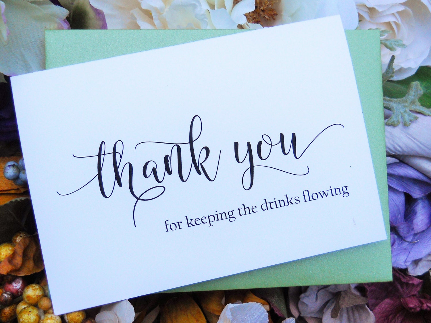 VENDOR THANK YOU Card Thank You for the by