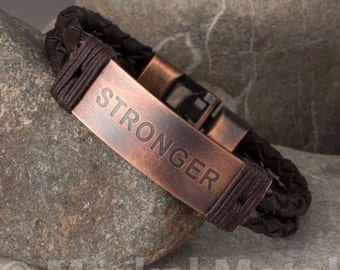 EXPRESS SHIPPING.Mens Leather Bracelet.Custom Mens Leather Bracelet.Mens Bracelet.Unisex Bracelet. Leather Men Bracelet.Leather Gift Idea.