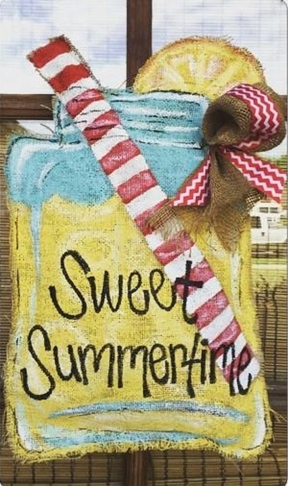 Sweet Summertime Lemonade Mason Jar by SweetPeaandJax on Etsy