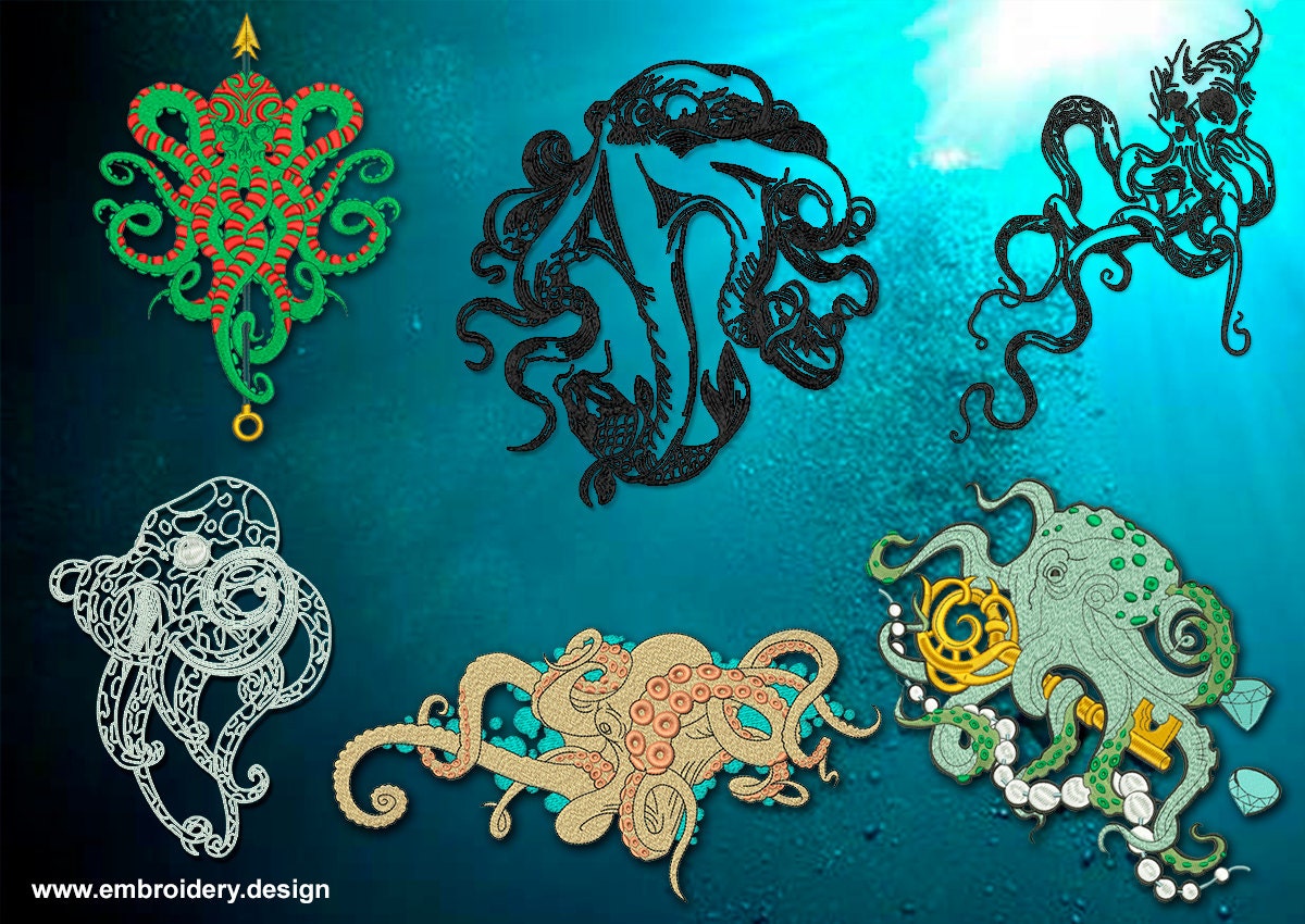 41+ Octopus Embroidery