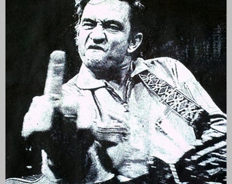 Johnny Cash T-shirt: Men's & Ladies, S-3XL