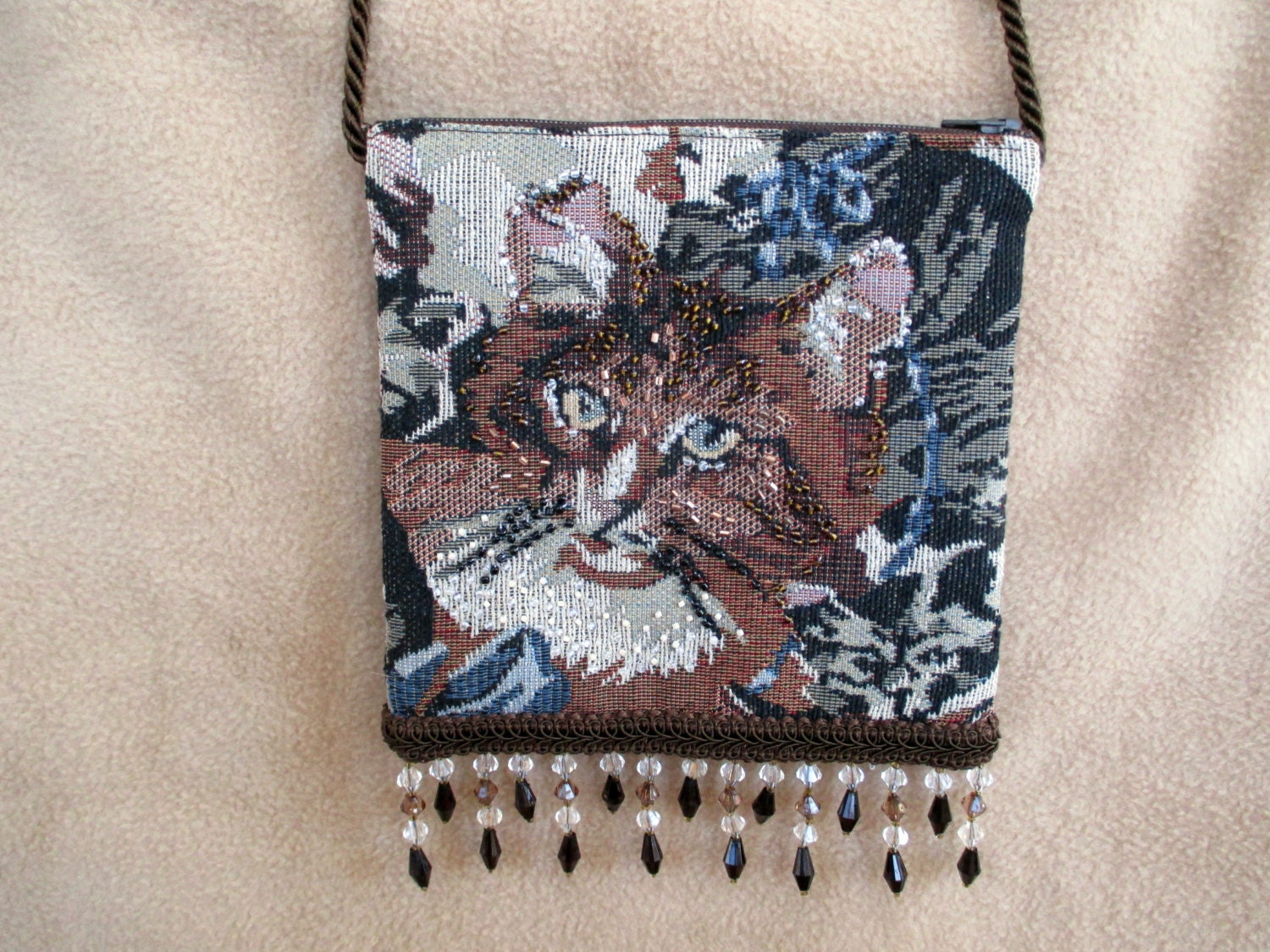 Tapastry Cat Purse by ShaAnnPurses on Etsy