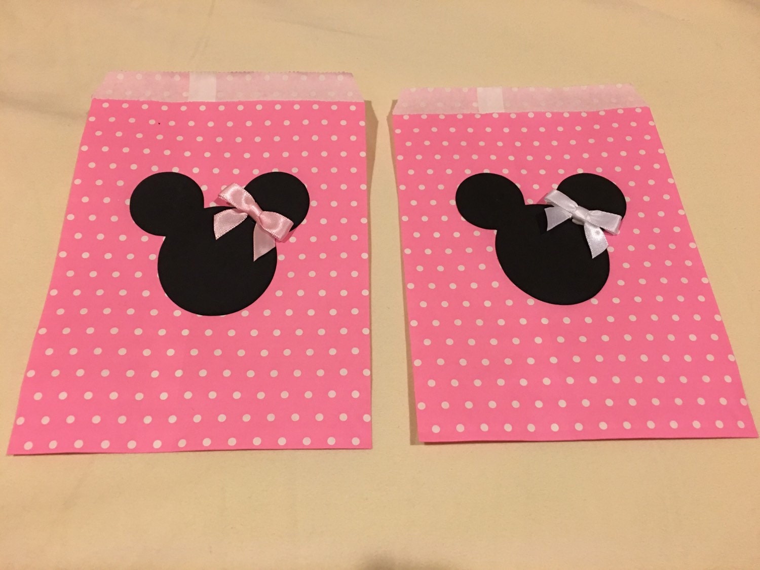 Minnie Mouse Party Favor Bags Goodie Bags Candy Bags Set Of