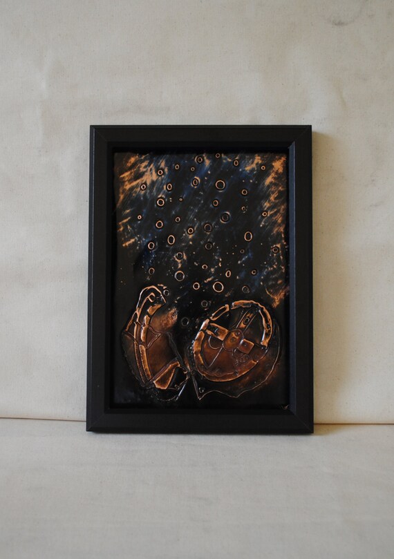 Deep Sea Copper Etching Art