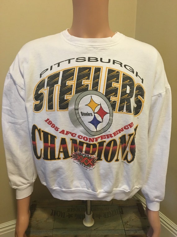 Vintage Pittsburgh Steelers Sweatshirt 1995 by VintageEvrything