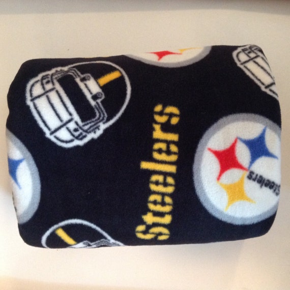 BlanketPittsburgh Steelers Fleece by HandmadesByMonique on Etsy