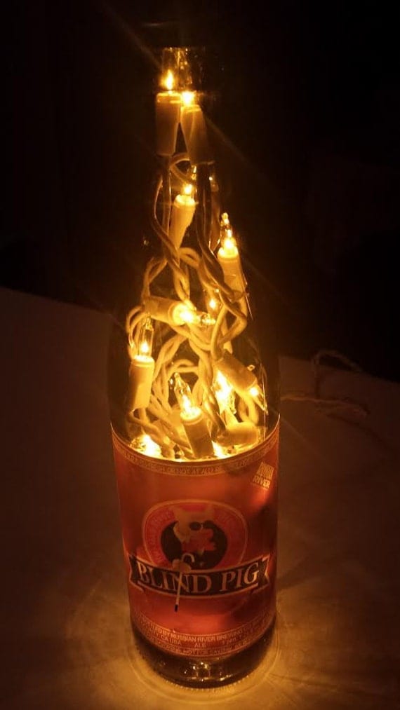 Russian River Brewery Beer Bottle Light Blind by