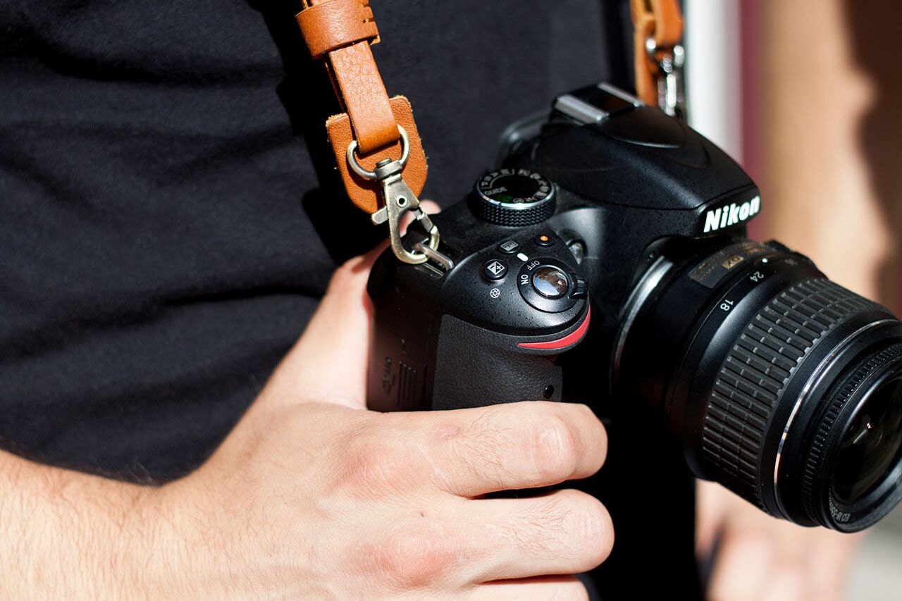 Brushed Antique Brass Camera Strap Clip by TetherStraps on Etsy