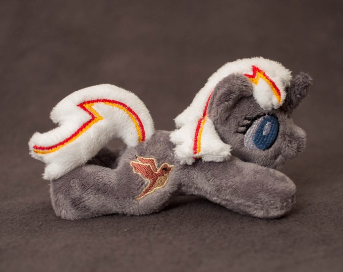 My Little Pony Fallout Equestria Velvet Remedy Plush toy beanie tiny 5" minky