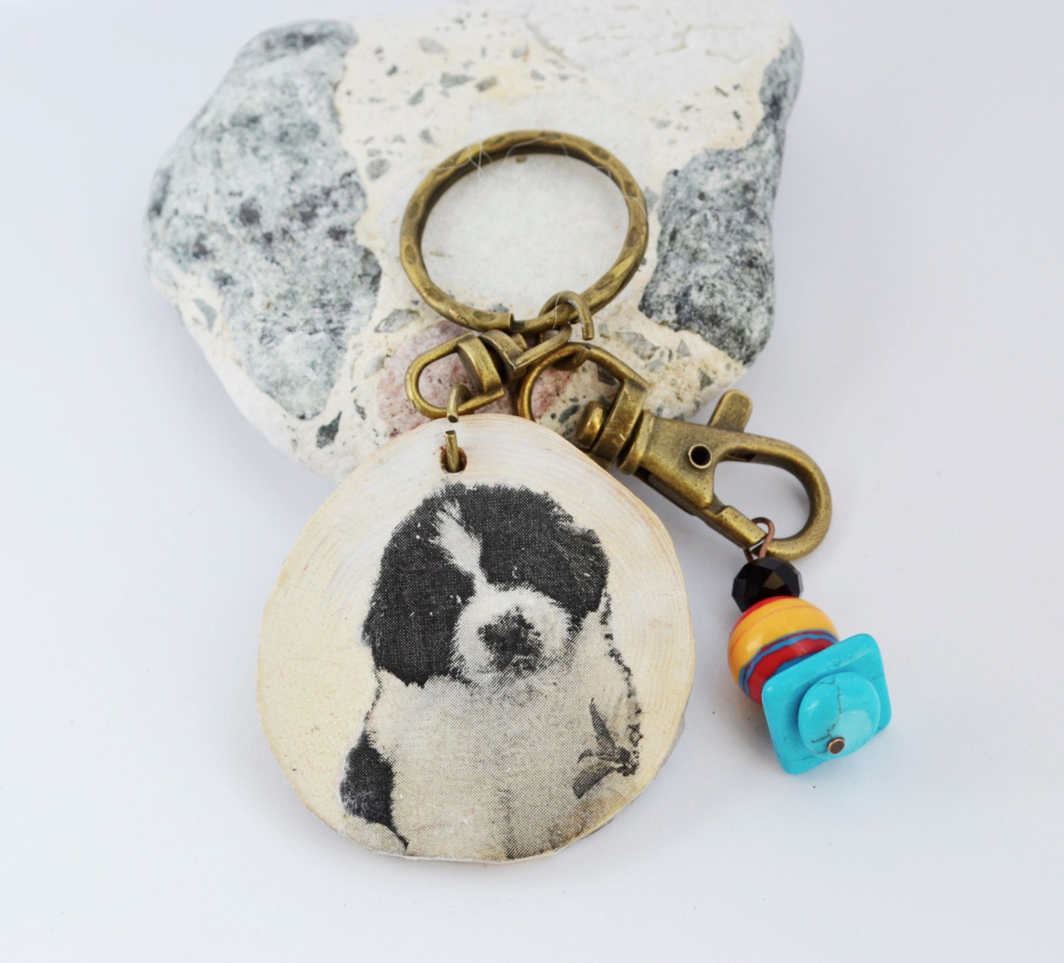 Photo Keychain Custom Keychain Personalized by TheLavenderDonkey