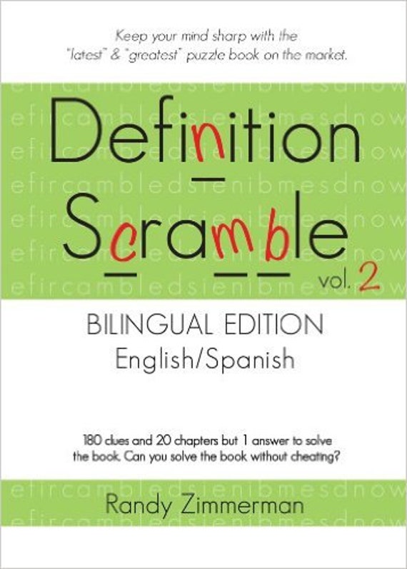 Definition Scramble Volume 2 Bilingual