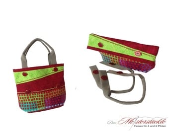 Clutch or purse with handle 2 in 1 ALLROUNDER