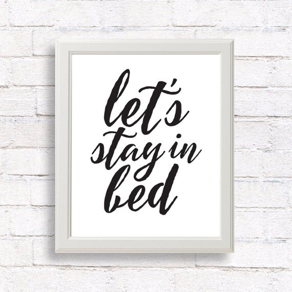 bedroom print quote prints printable art by skyladesign on etsy