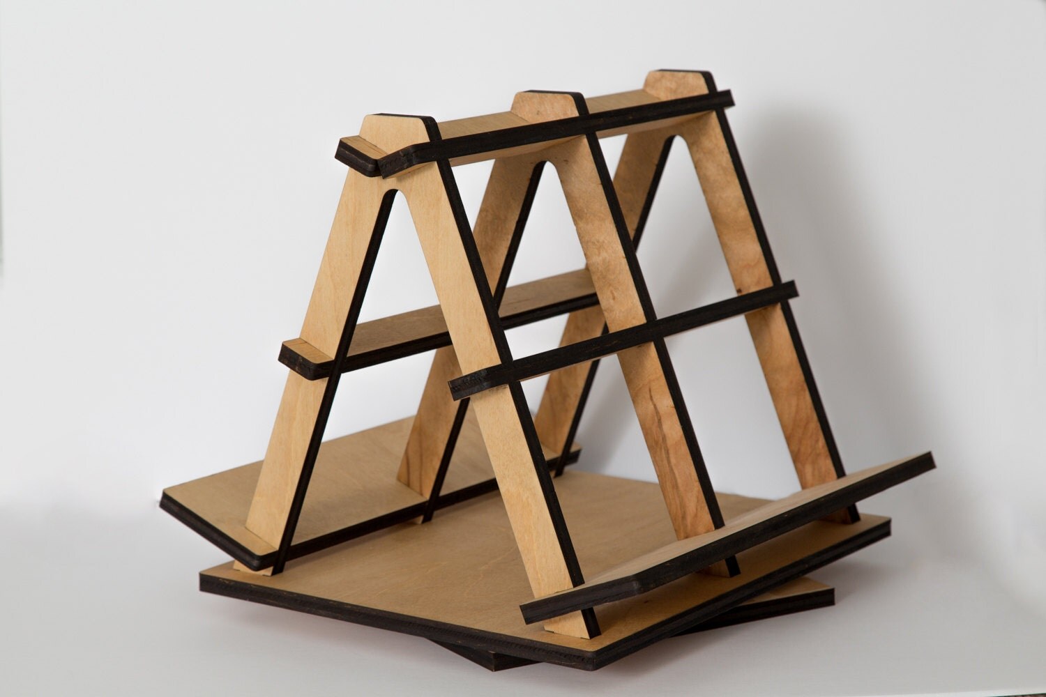 2 Sided Rotating Book Stand Carousel Medical by SKLaserDesign