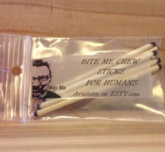 Items similar to Quit Sticks Bite me Chew Sticks for Humans small STOP SMOKING Year supply