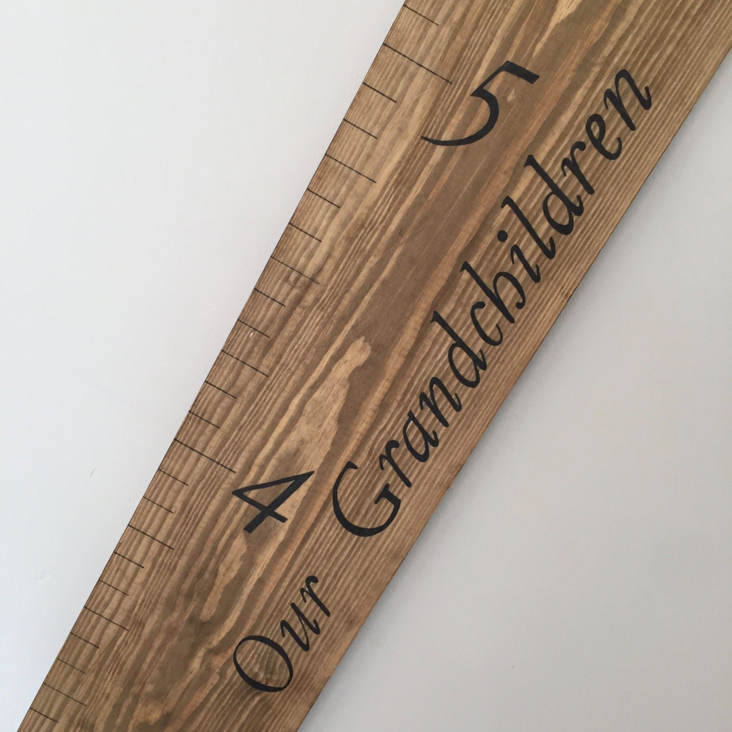 Personalised Wooden Height chart Perfect Grandparent gift