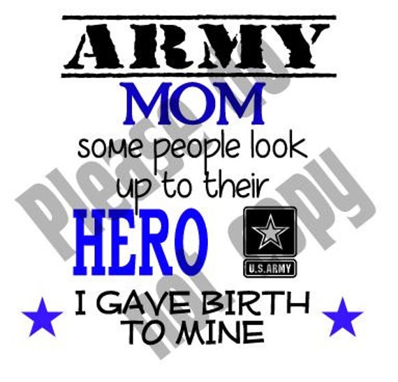Download Army Mom SVG Cut File