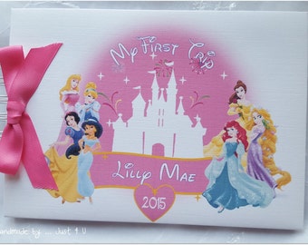 Personalised DISNEY AUTOGRAPH BOOK *Princess* Memory Signature Scrapbook Album