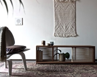 media console . credenza . console table . minimalist . media cabinet . midcentury modern media console . tv stand . modern credenza