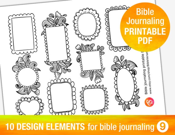 10 printable templates for bible journaling by bibleversecoloring