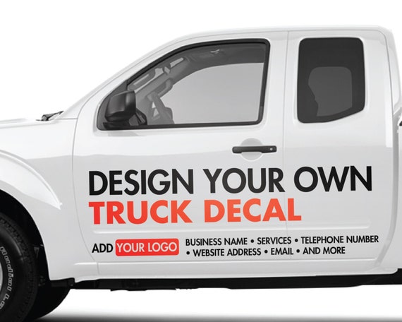 Custom Truck Decals Custom Decals for Trucks by UrbanArtworkStore