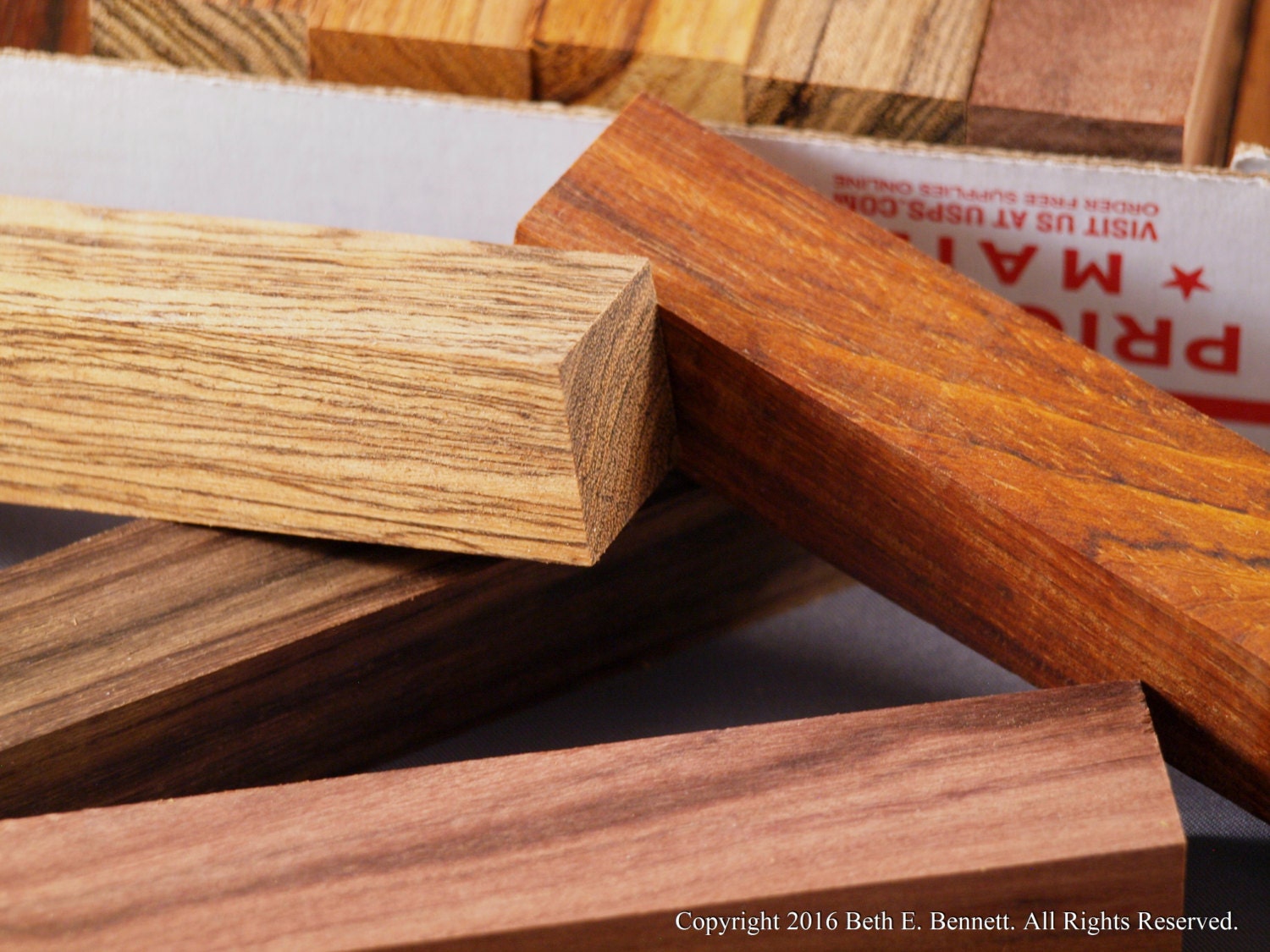 Pen Turning Blanks Exotic Wood Mix