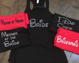 disney bridal shirts