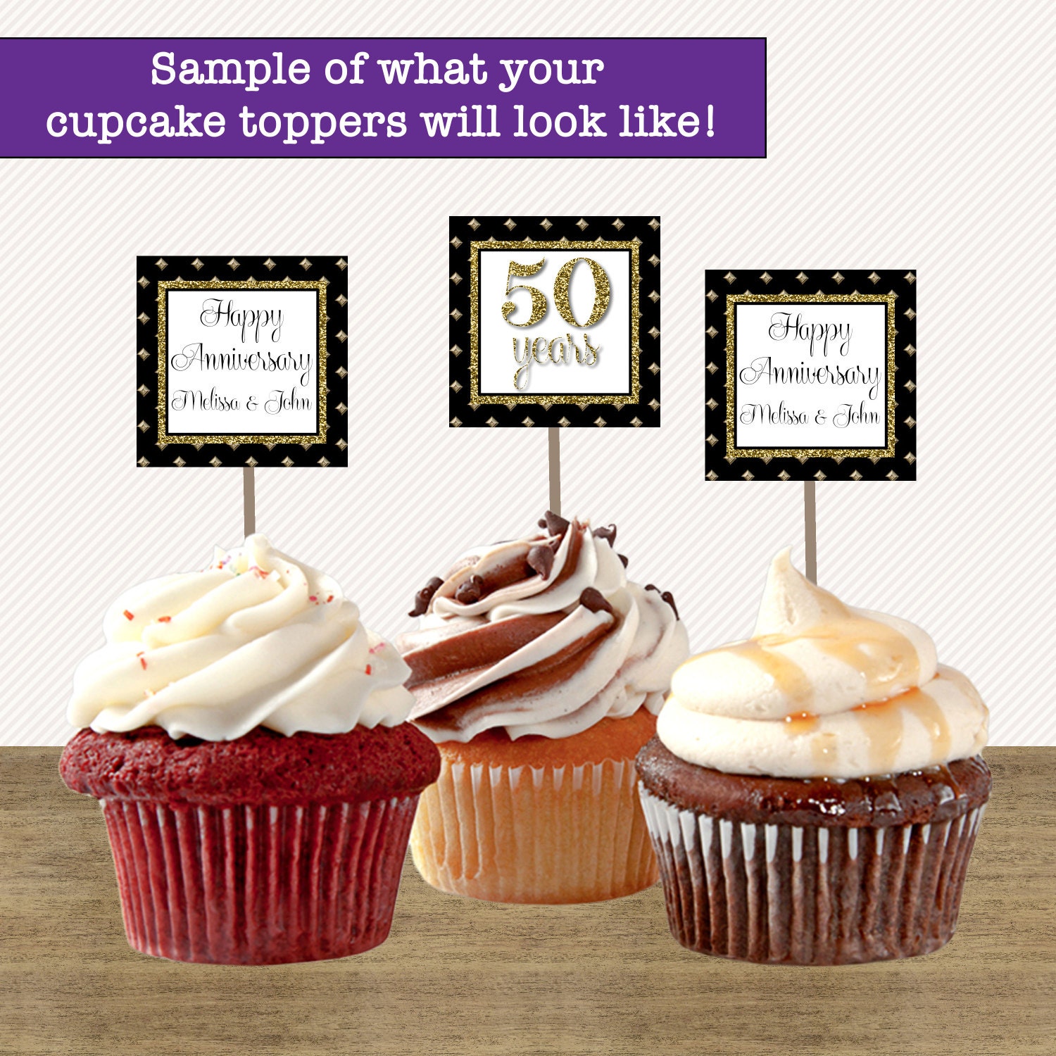 50th-birthday-cupcake-toppers-cheers-to-50-years-black-and-etsy