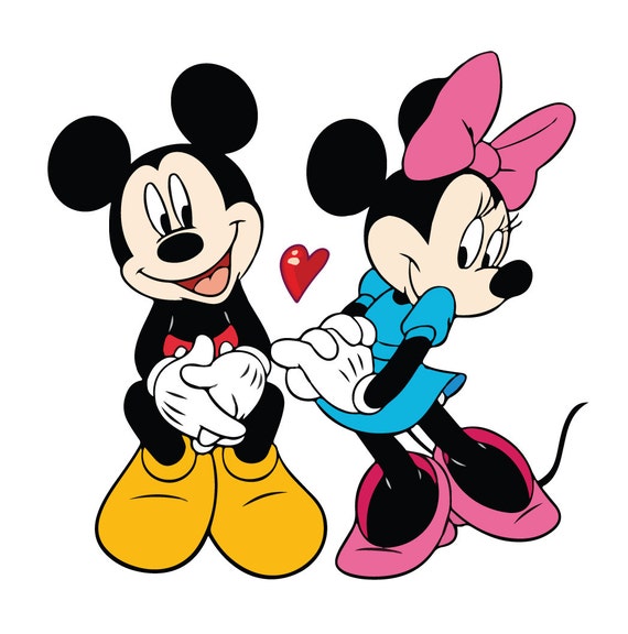 Download Mickey and Minnie love svg Mickey and Minnie love eps