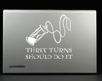 Harry Potter Car Decal - Time Turner Decal - Car Decal - Laptop Decal - Harry Potter decal
