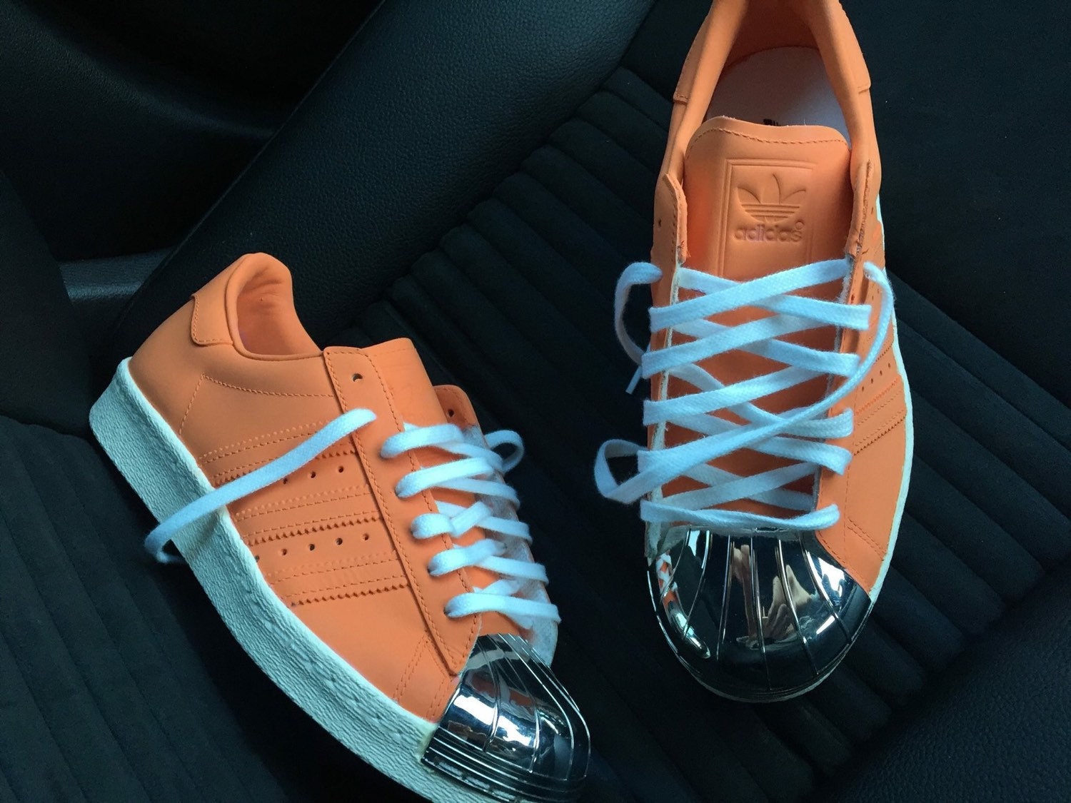 SALE LIMITED SUMMER adidas superstar peach by CustomCrepsCartel