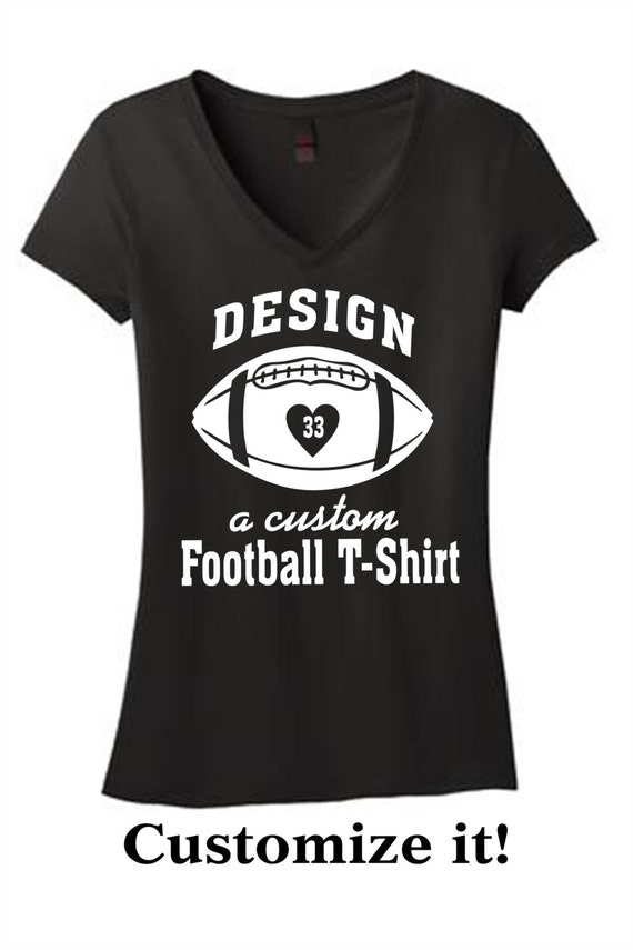 Items similar to Custom Football Tshirt.. on Etsy