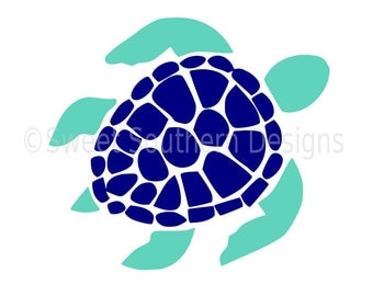 Sea turtle SVG instant download design for cricut or silhouette