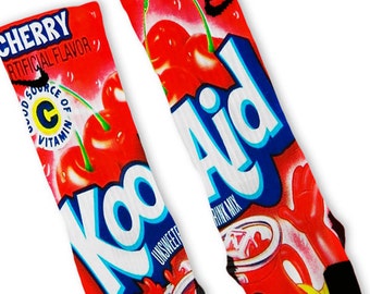 Custom Kool Aid Oh Yeah! Nike Elites Socks