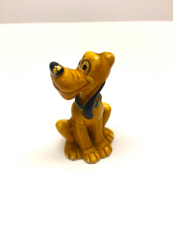 Vintage Miniature Disney Pluto Figurine Vintage