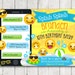 Printable Emoji Pool Party Party Invitation Swim by HappyBarn