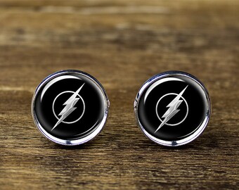 Flash cufflinks, Flash jewelry, Flash accessories
