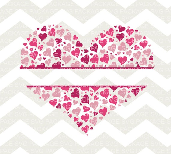 Download SVG Cut File Heart Monogram Frame Monogram Svg Cut Files