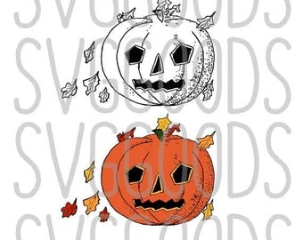 Halloween svg, Jackolantern svg, Jack-o-Lantern svg, pumpkin SVG, trick or treat svg, fall svg, layered cut file, commercial svg, clipart