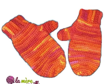 Knitting Pattern PDF Trigger Finger Mittens for Men and