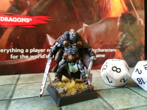 male goliath barbarian miniature