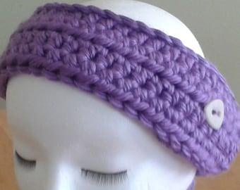 Ear Warmer / Headband - purple