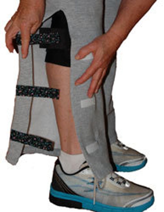 Grey Women's Pants Over The Cast Over Knee by OverTheCastPants