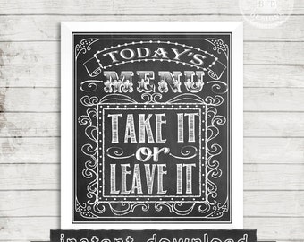 Restaurant Kitchen Humor chalk menu | etsy Restaurant Kitchen Humor chalk menu | etsy