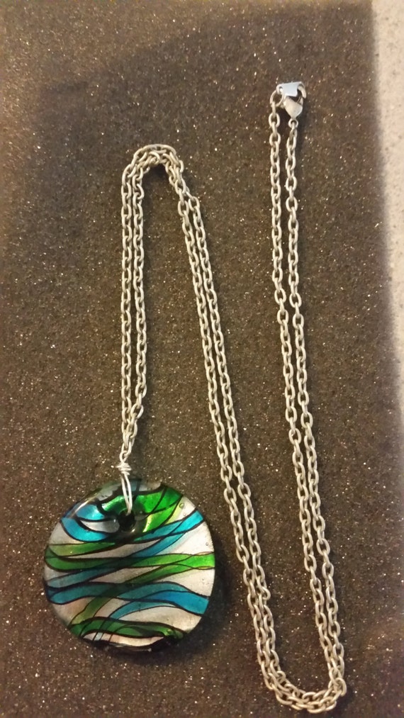 Items similar to Simple chain & pendant combo on Etsy