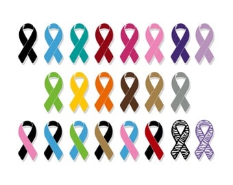 Support Ribbon | Support Ribbon Decal | Support Ribbon Sticker | Support Ribbon Vinyl | Awareness Ribbon | Awareness Decal | Vinyl Decal
